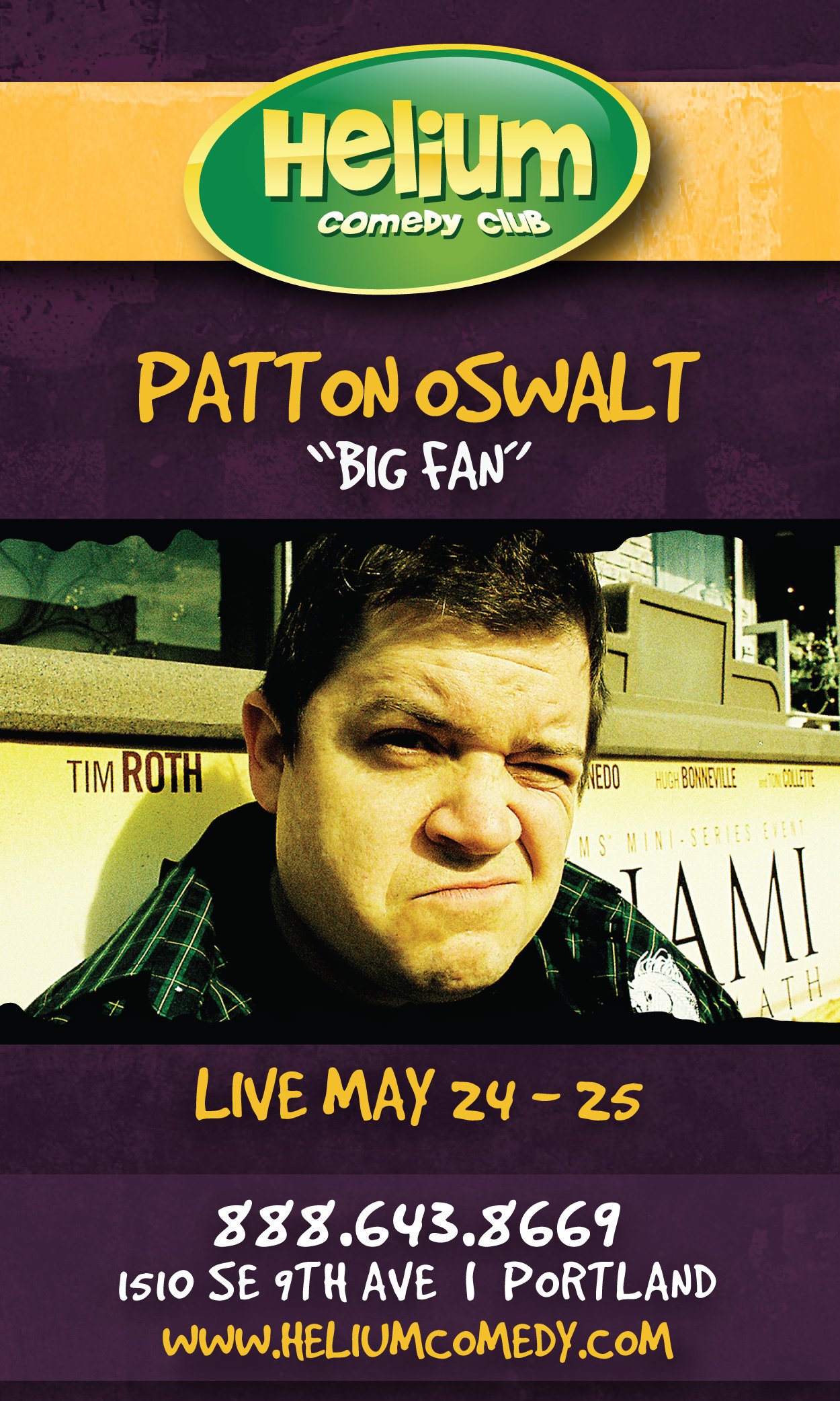 Patton Oswalt @ Helium Comedy Club Patton Oswalt @ Helium Comedy Club