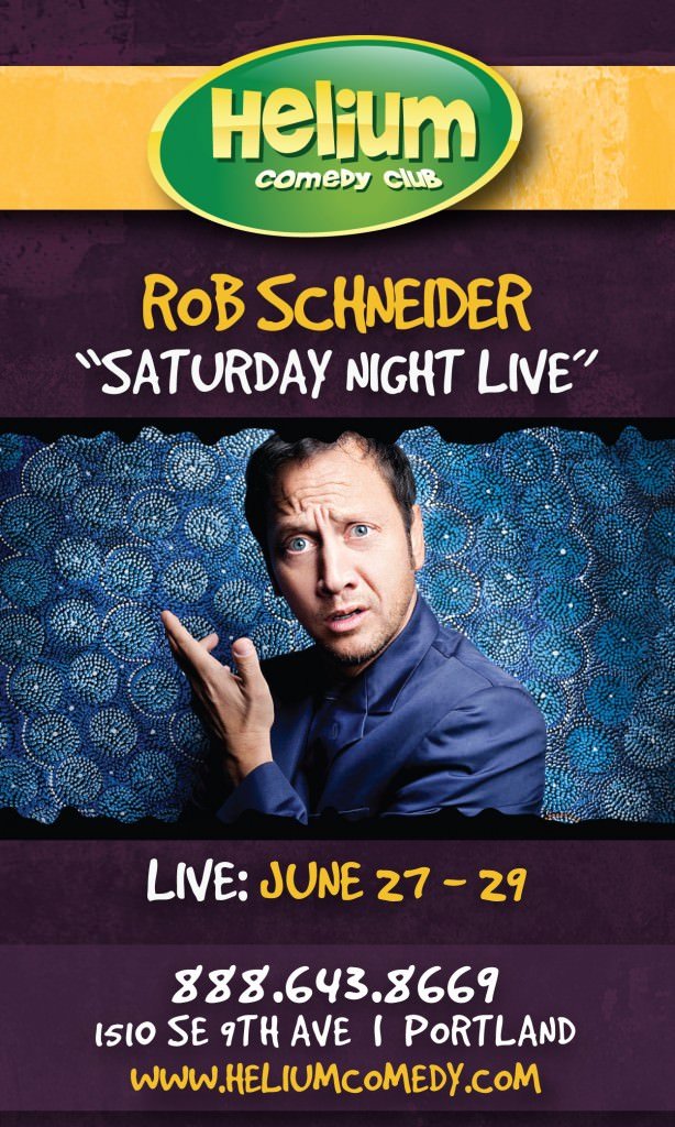 Rob Schneider @ Helium Comedy Club Rob Schneider @ Helium Comedy Club