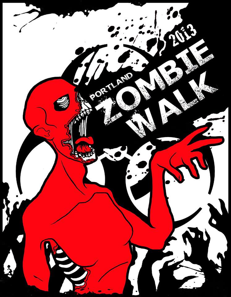 Portland Zombie Walk & Walking Dead Premiere Watch Party Info