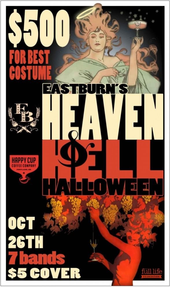 Heaven & Hell Portland Halloween Party EastBurn Costume Contest w