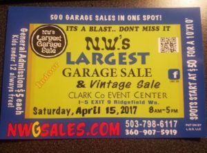 Portland 2017 Nw S Largest Garage Sale Vintage Sale Clark