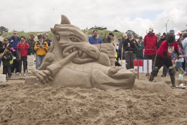 2017 Cannon Beach Sandcastle Contest Pictures Bucket Shovel Cannon Beach Sandcastle Contest
