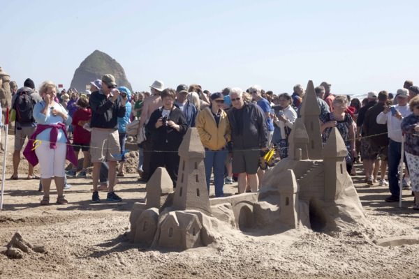 2017 Cannon Beach Sandcastle Contest Pictures Bucket Shovel Cannon Beach Sandcastle Contest