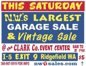 2017 Fall Nw S Largest Garage Sale Vintage Sale Clark County