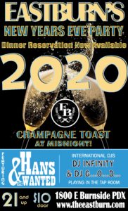 Portland 2019/ 2020 New Year’s Eve Party @ The Eastburn Public House | Champagne Toast, Dancing