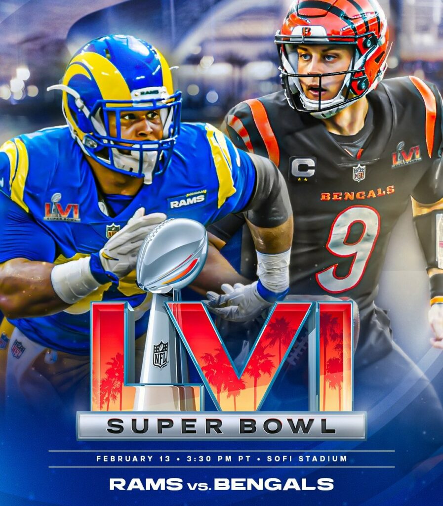 NFL 2022 Super Bowl LVI Schedule + Where to Watch in Portland, Cincinnati Bengals vs Los Angeles Rams