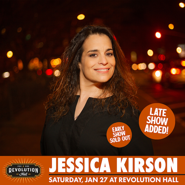 Win Tickets (70) Jessica Kirson (Late Show) Revolution Hall