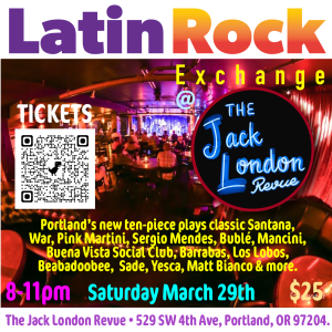 Latin Rock Exchange @ Jack London Revue | 10-piece Band, Classic Hits ...